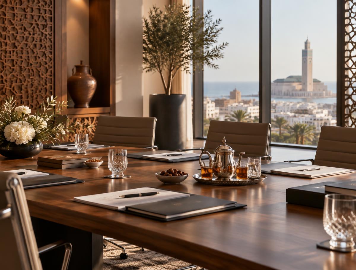 Private business setting in Casablanca